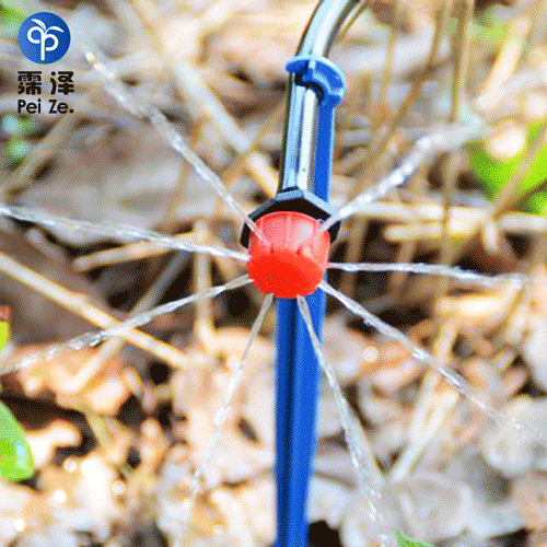 可调节流量滴头